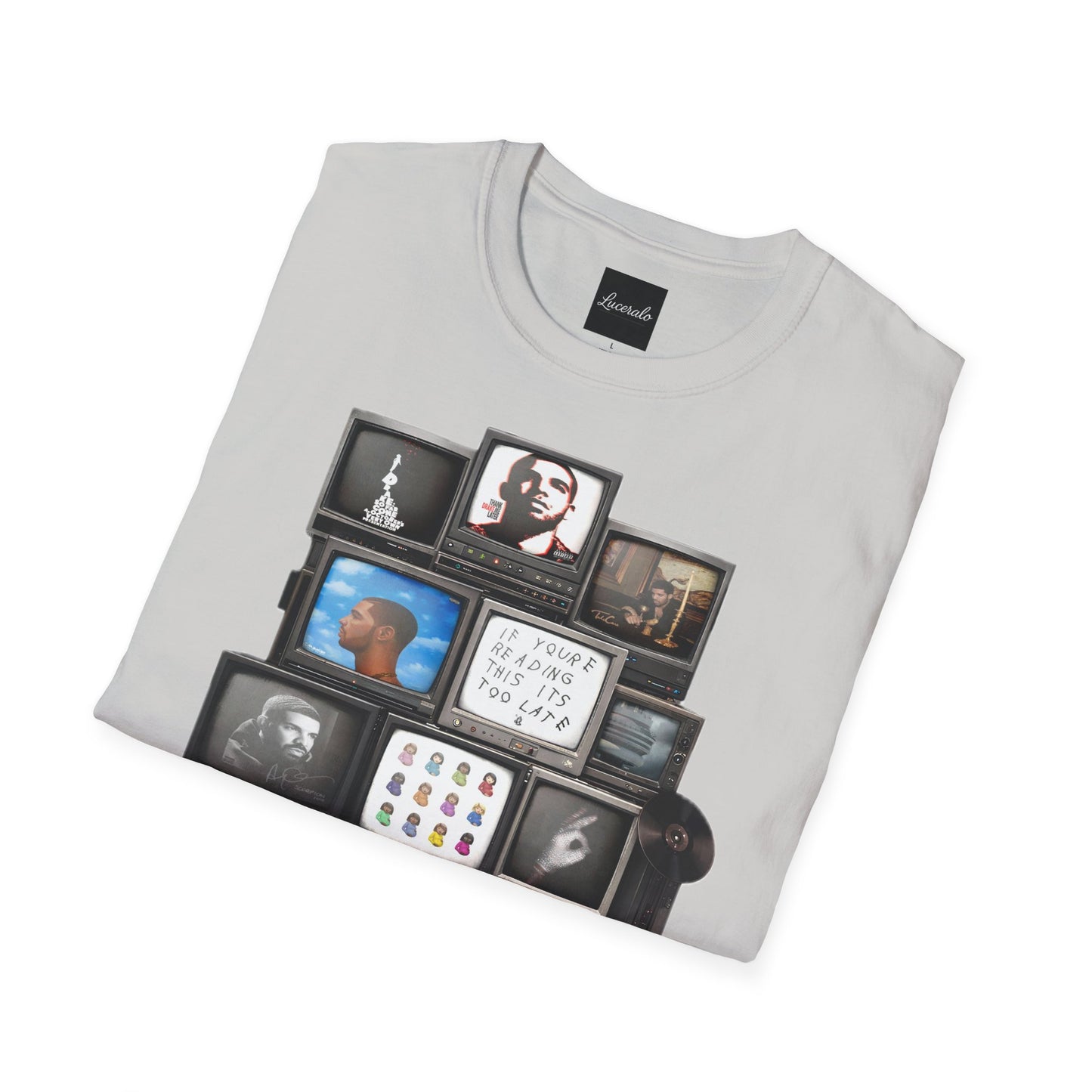Drake Retro TV Stack Collage T-Shirt