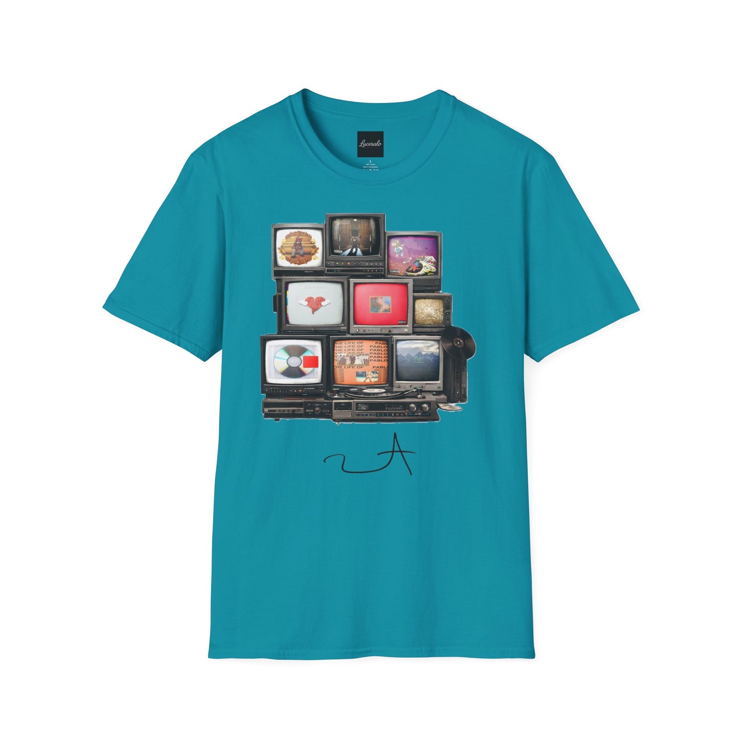 YE Retro TV Stack Collage T-Shirt