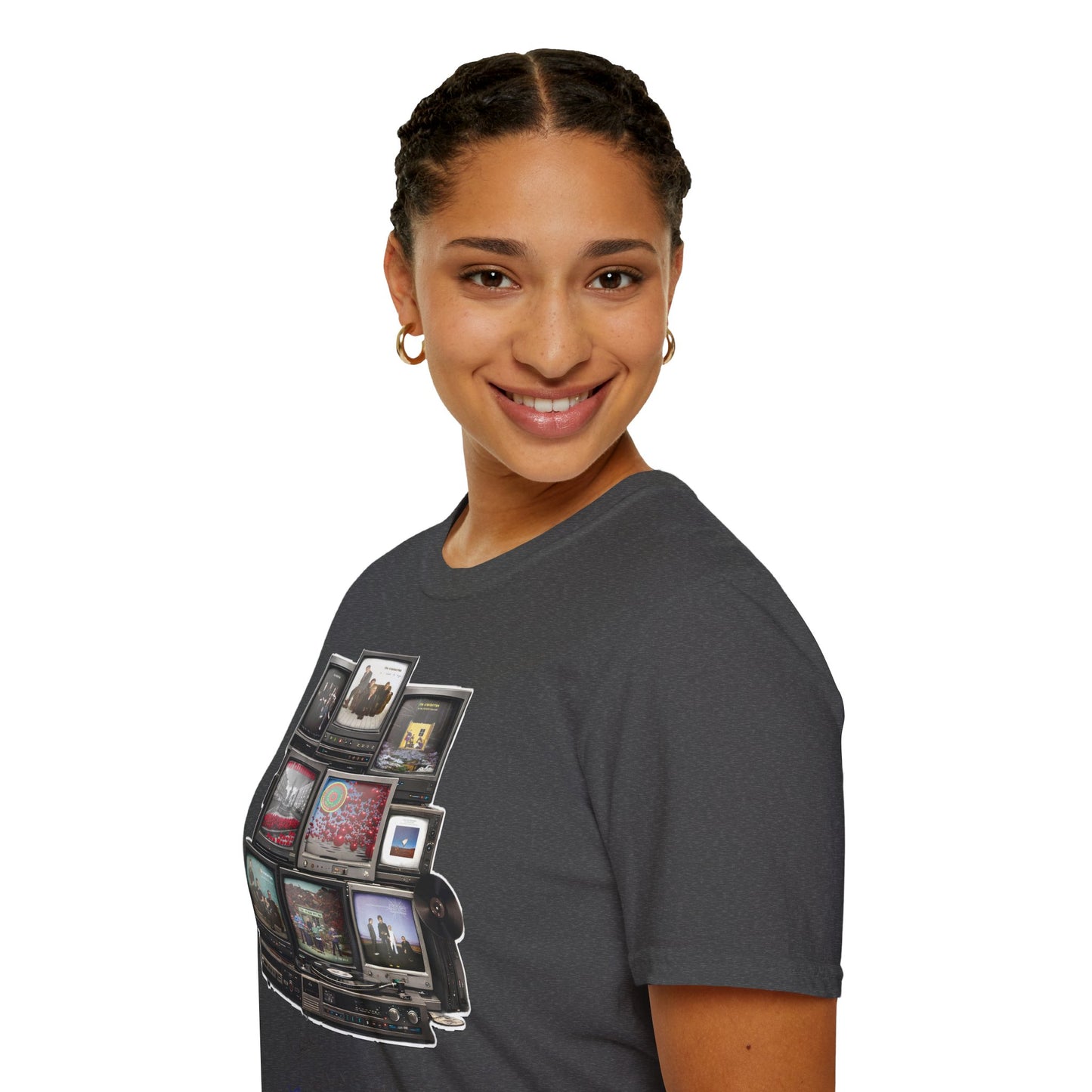 The Cranberries Retro Tv Stack Collage T-Shirt