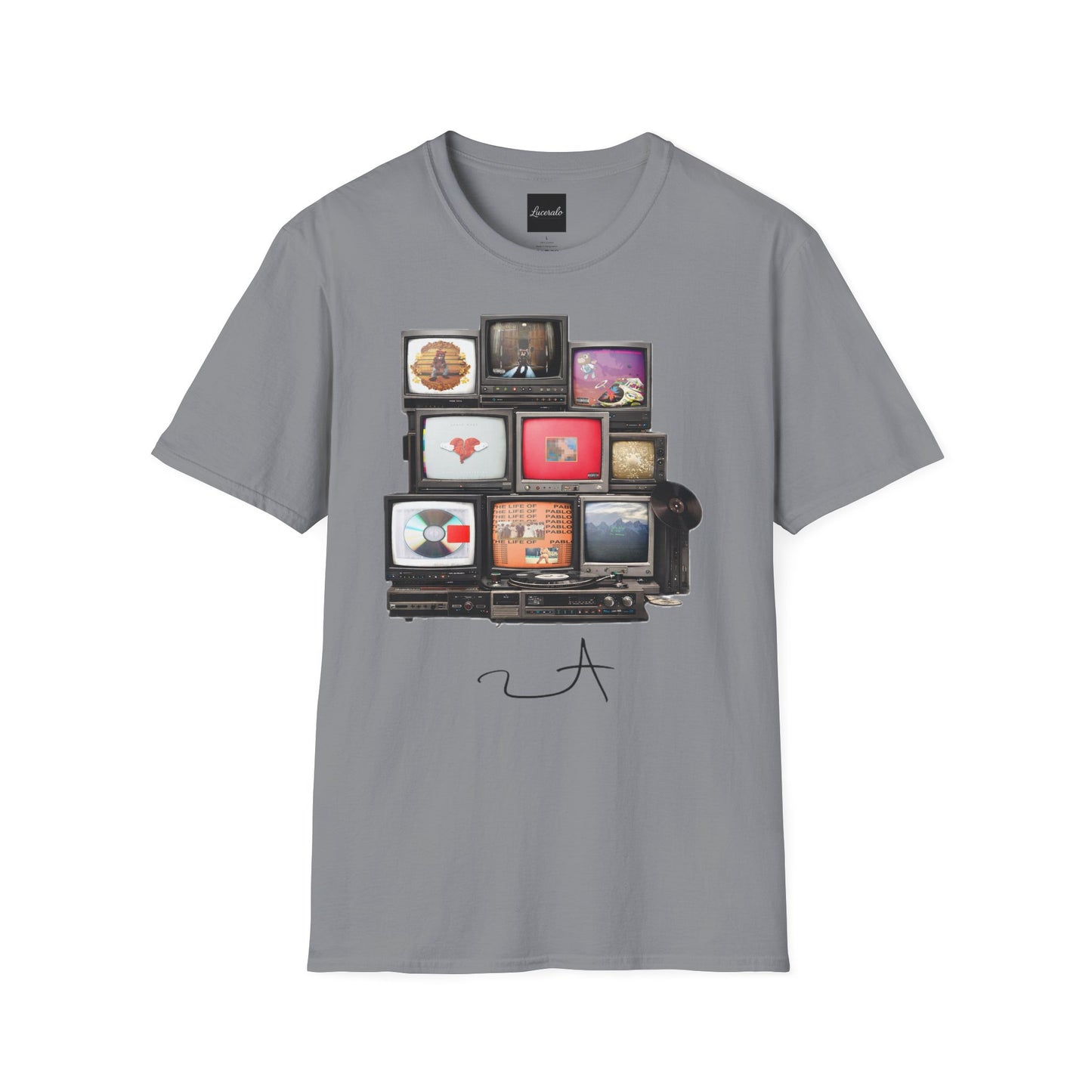 YE Retro TV Stack Collage T-Shirt