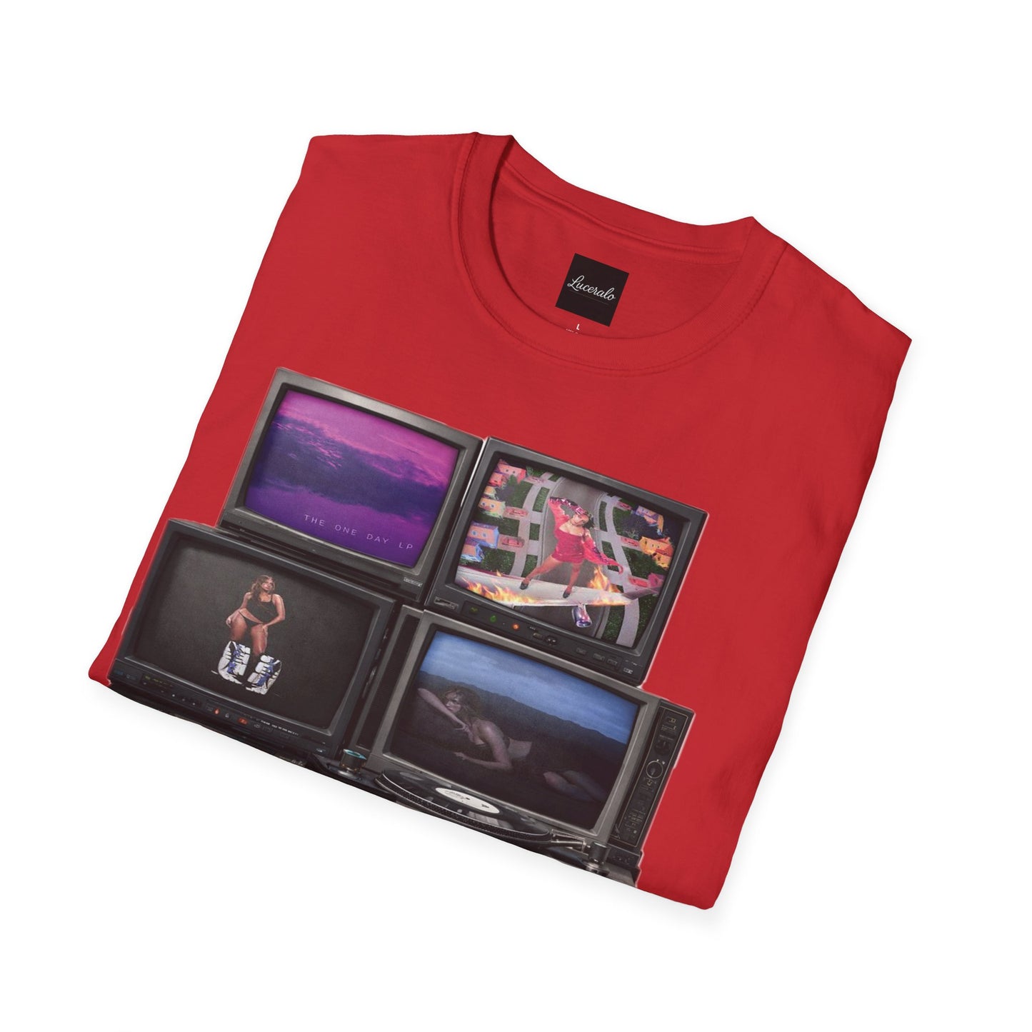 Tate Mcrae Retro TV Stack Collage T-Shirt