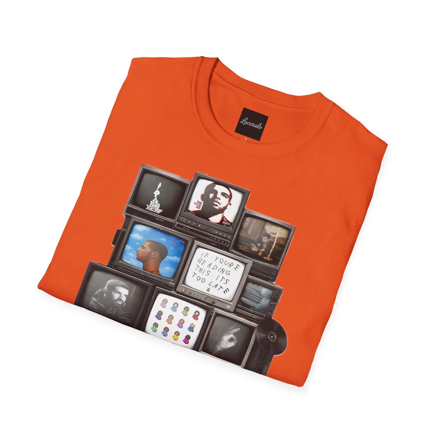 Drake Retro TV Stack Collage T-Shirt