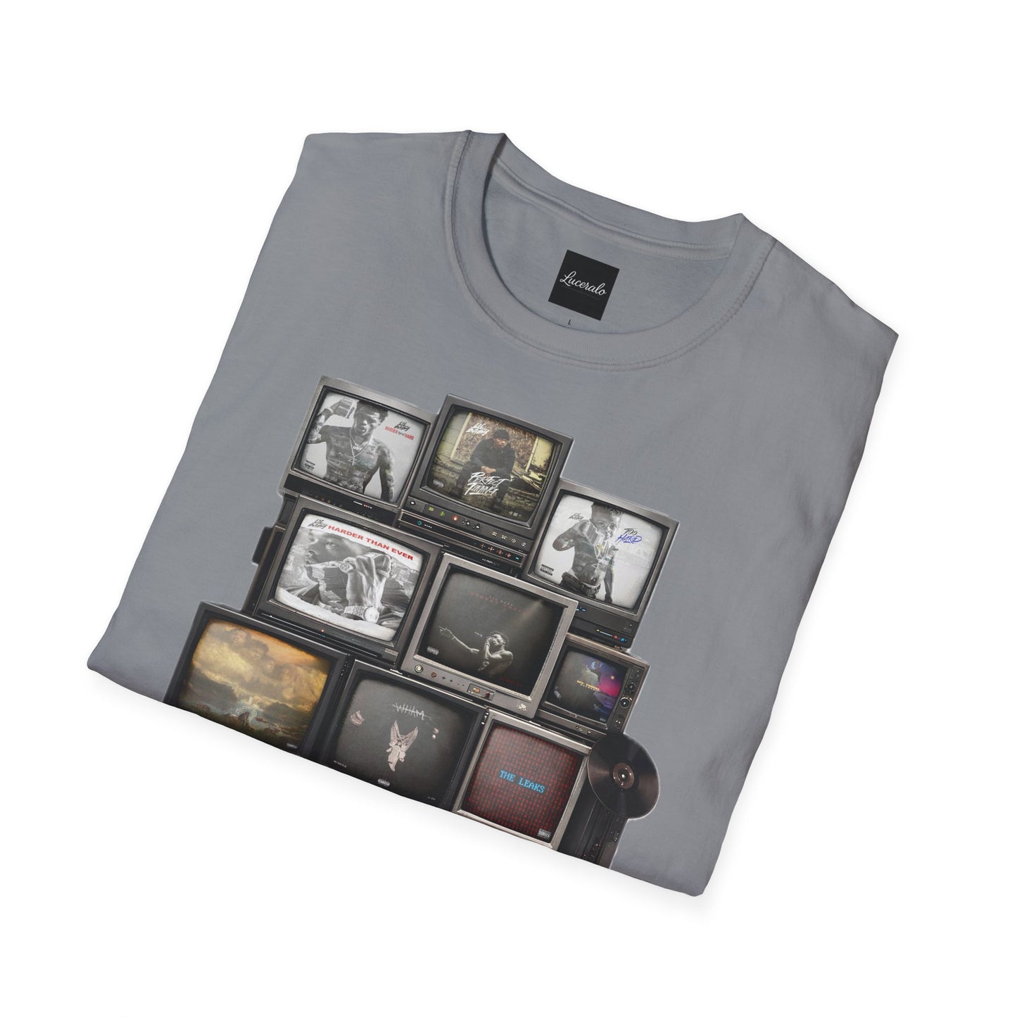 Lil Baby Retro TV Stack Collage T-Shirt