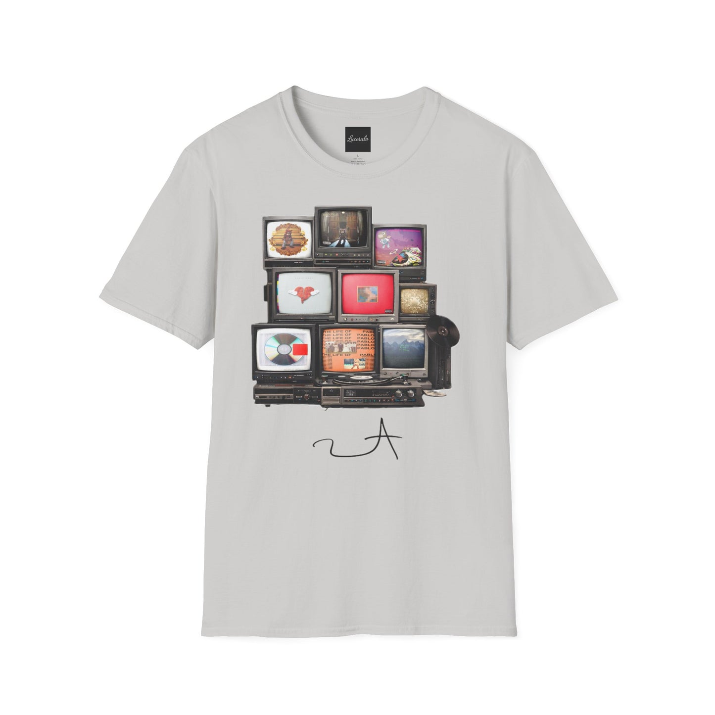 YE Retro TV Stack Collage T-Shirt