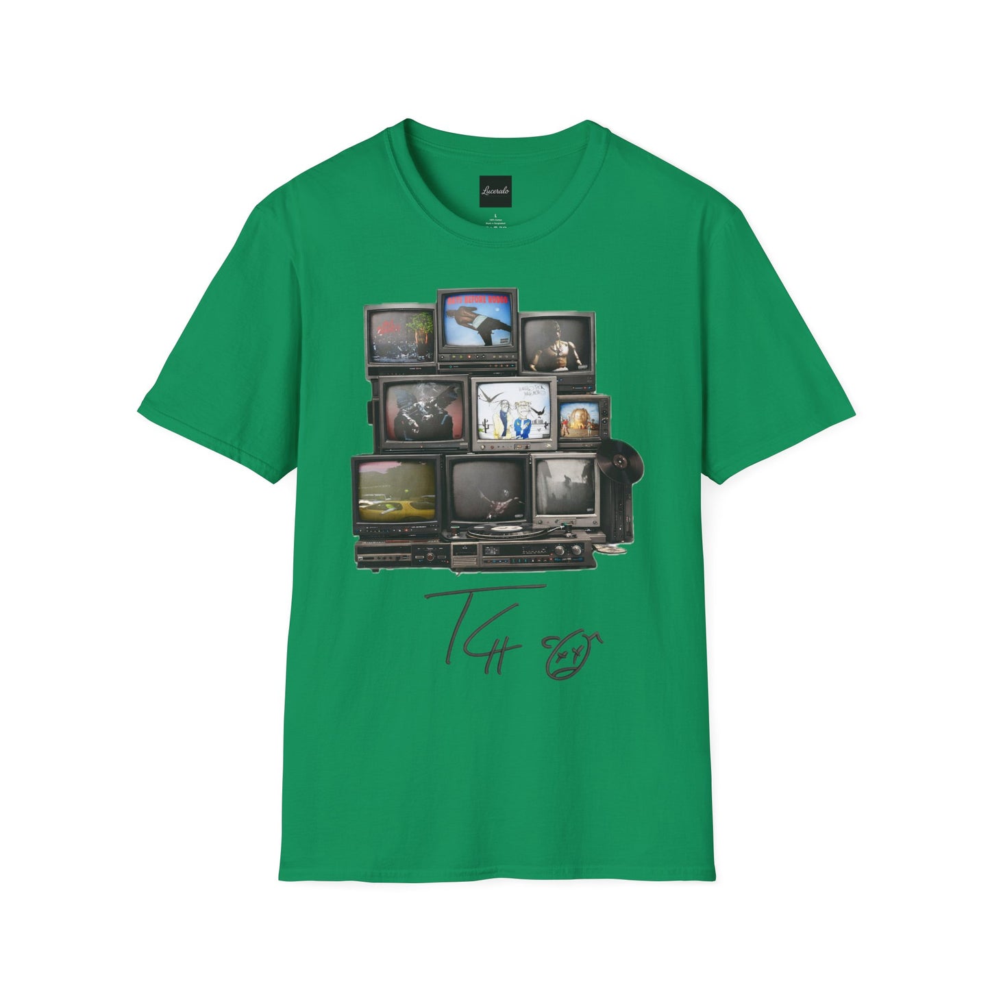 Travis Scott Retro TV Stack Collage T-Shirt