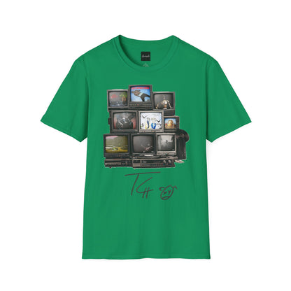 Travis Scott Retro TV Stack Collage T-Shirt