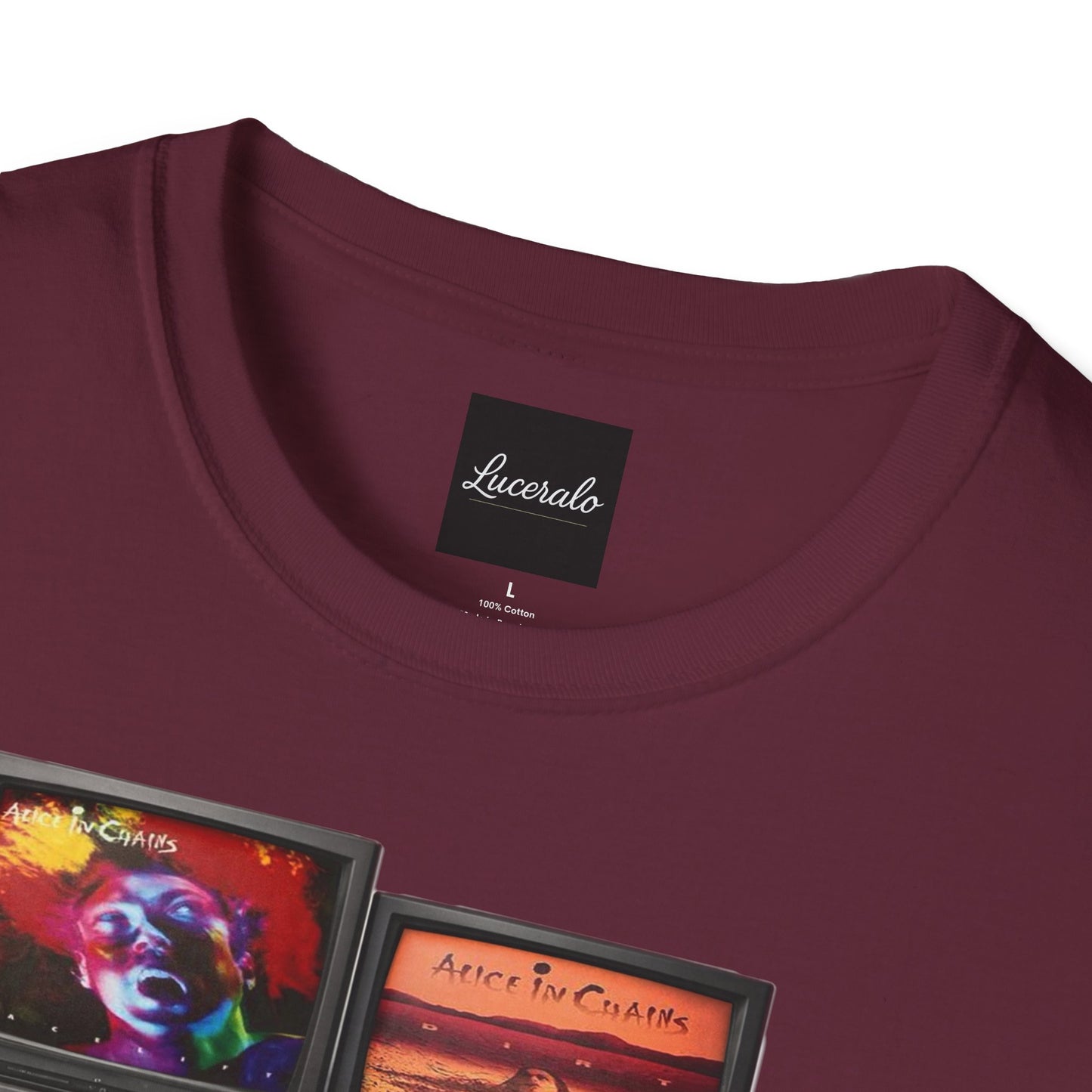Alice in Chains Retro TV Stack Collage T-Shirt