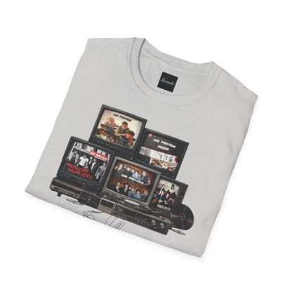 One Direction Retro TV Stack Collage T-Shirt