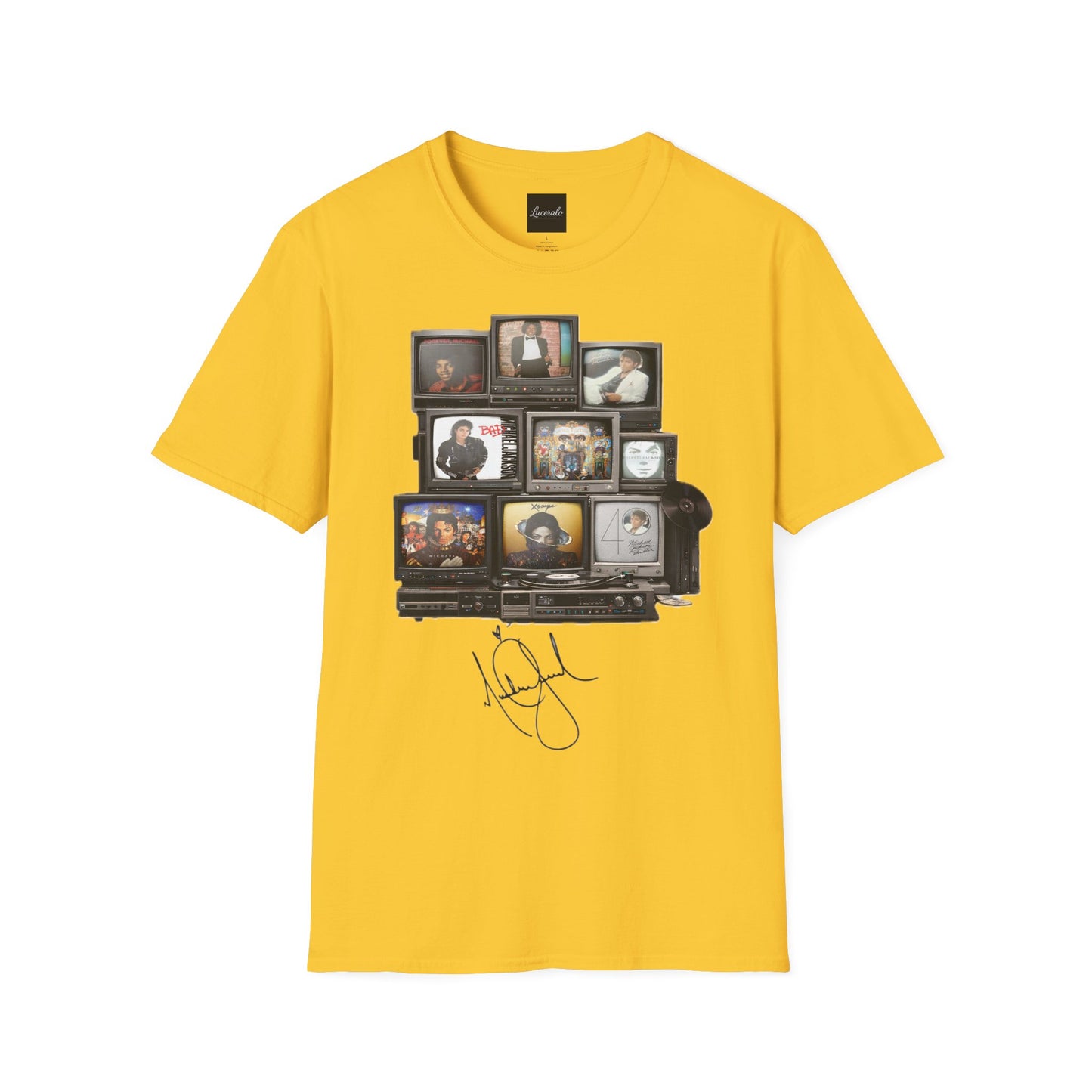 Michael Jackson Retro TV Collage T-Shirt