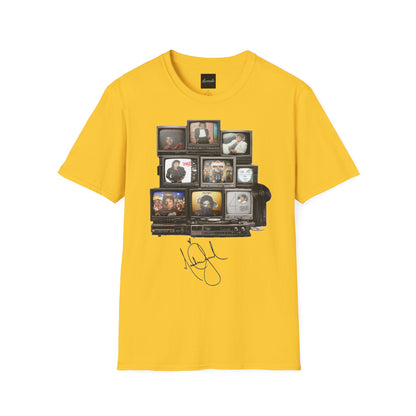 Michael Jackson Retro TV Collage T-Shirt