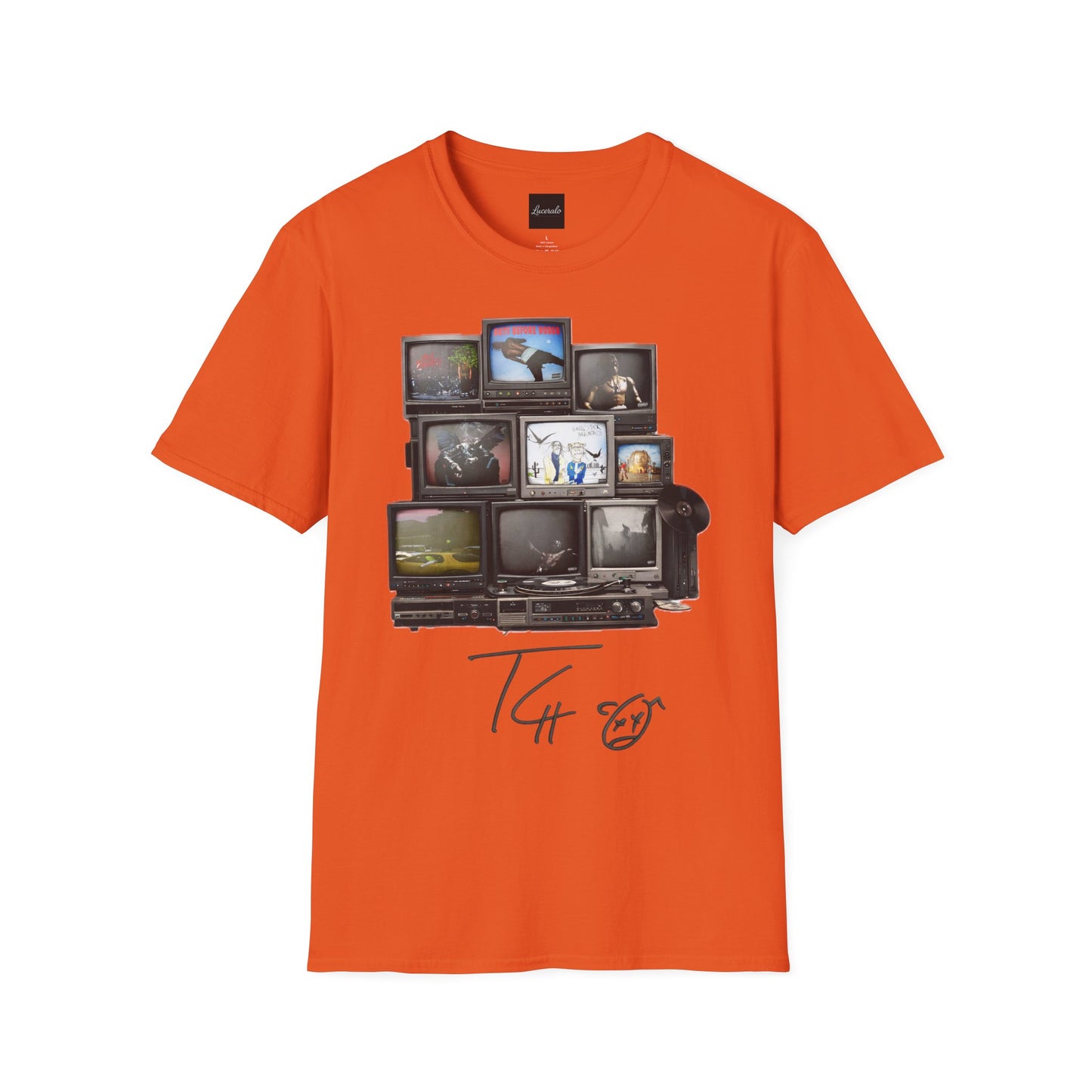 Travis Scott Retro TV Stack Collage T-Shirt