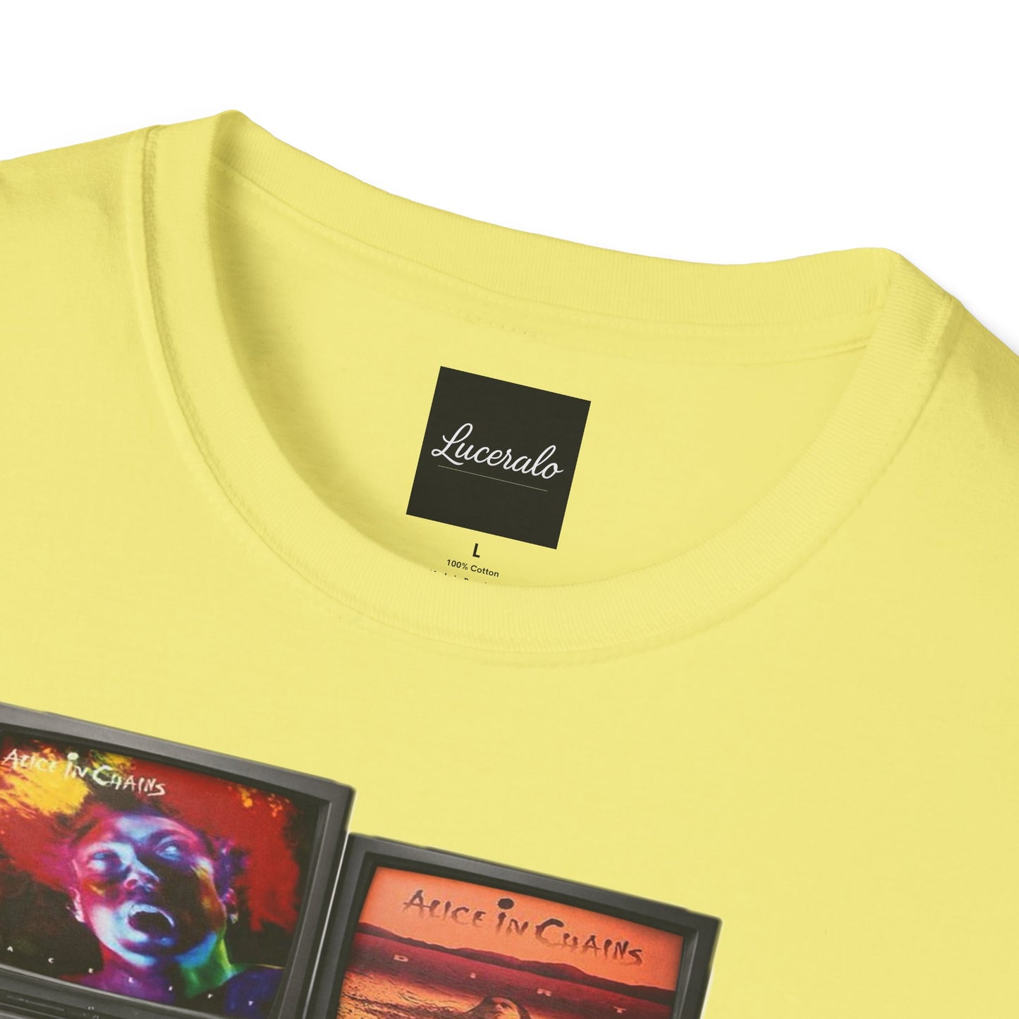 Alice in Chains Retro TV Stack Collage T-Shirt
