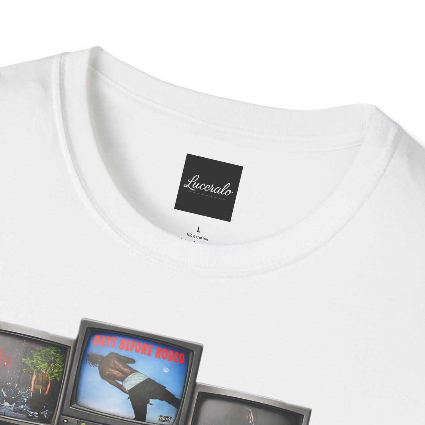 Travis Scott Retro TV Stack Collage T-Shirt
