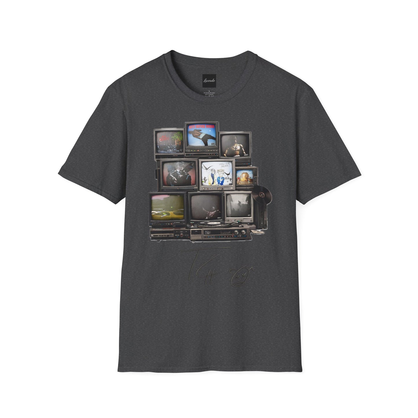 Travis Scott Retro TV Stack Collage T-Shirt