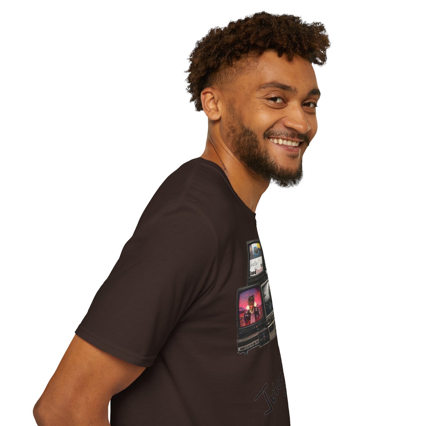 Juice Wrld Retro TV Stack Collage T-Shirt