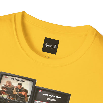 One Direction Retro TV Stack Collage T-Shirt