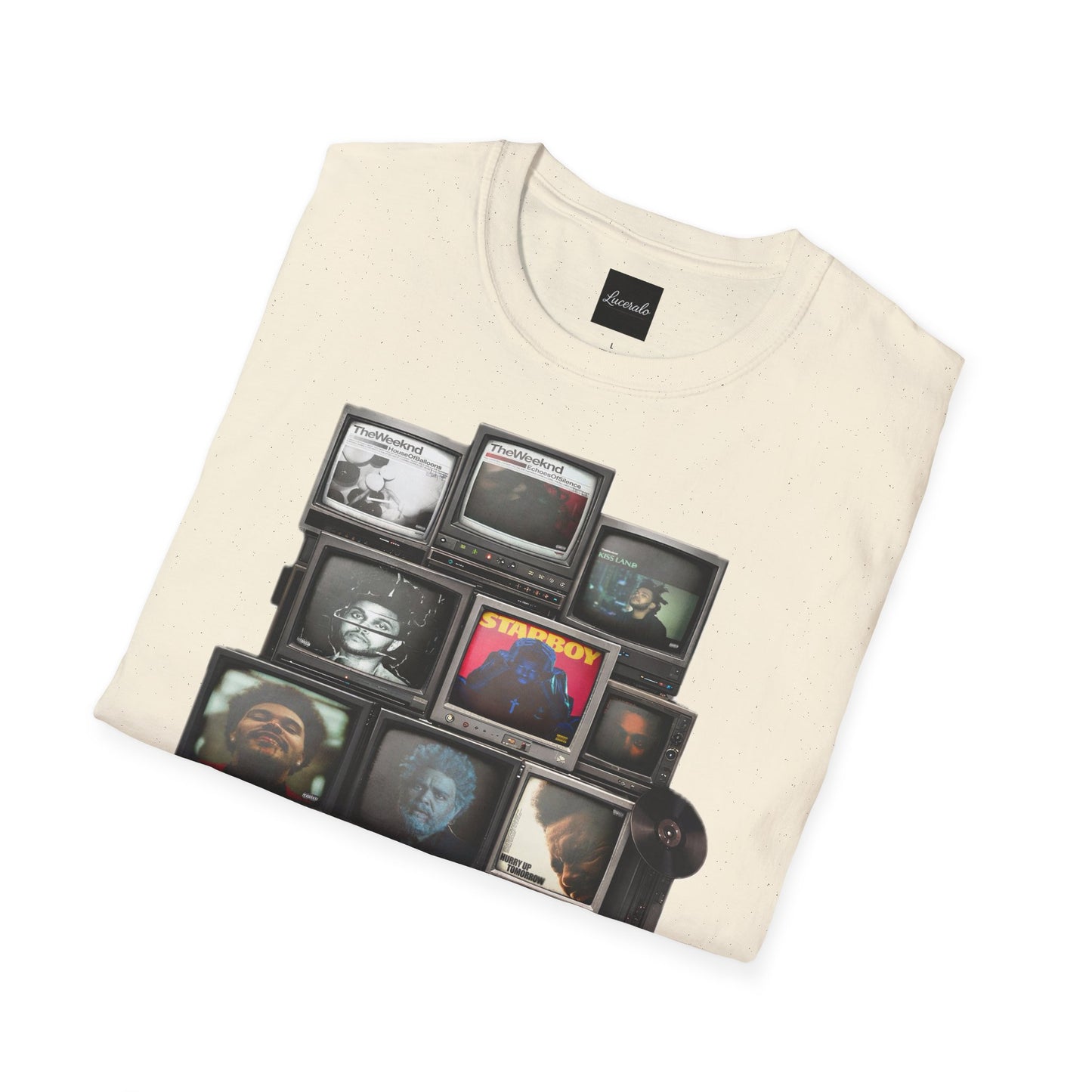 Abel Retro TV Stack Collage T-Shirt