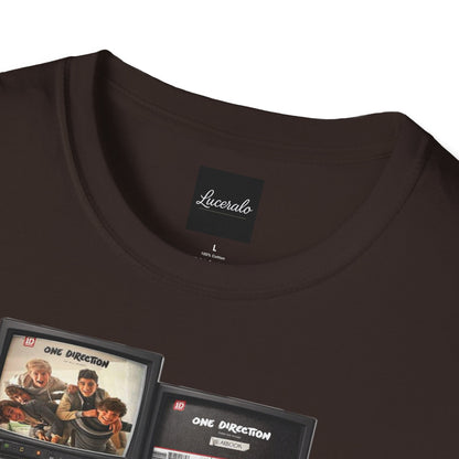 One Direction Retro TV Stack Collage T-Shirt