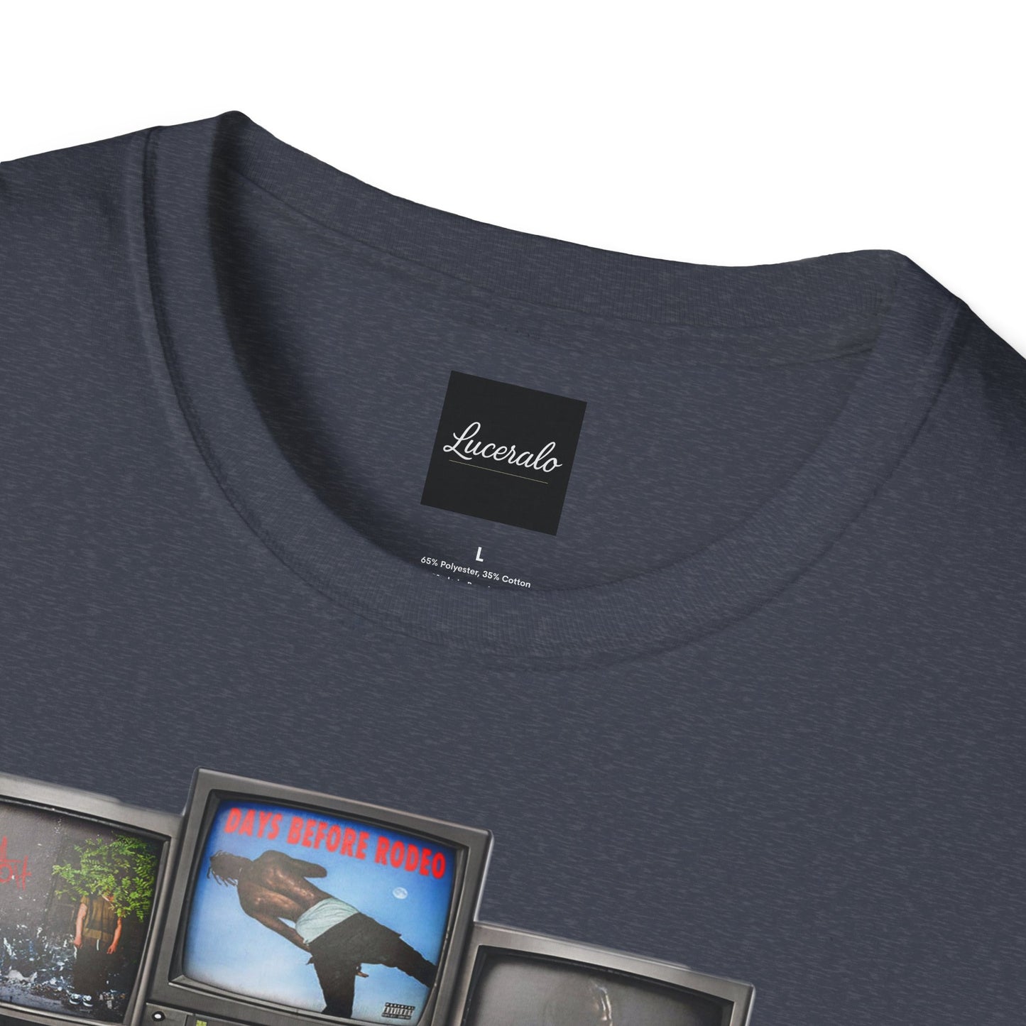 Travis Scott Retro TV Stack Collage T-Shirt