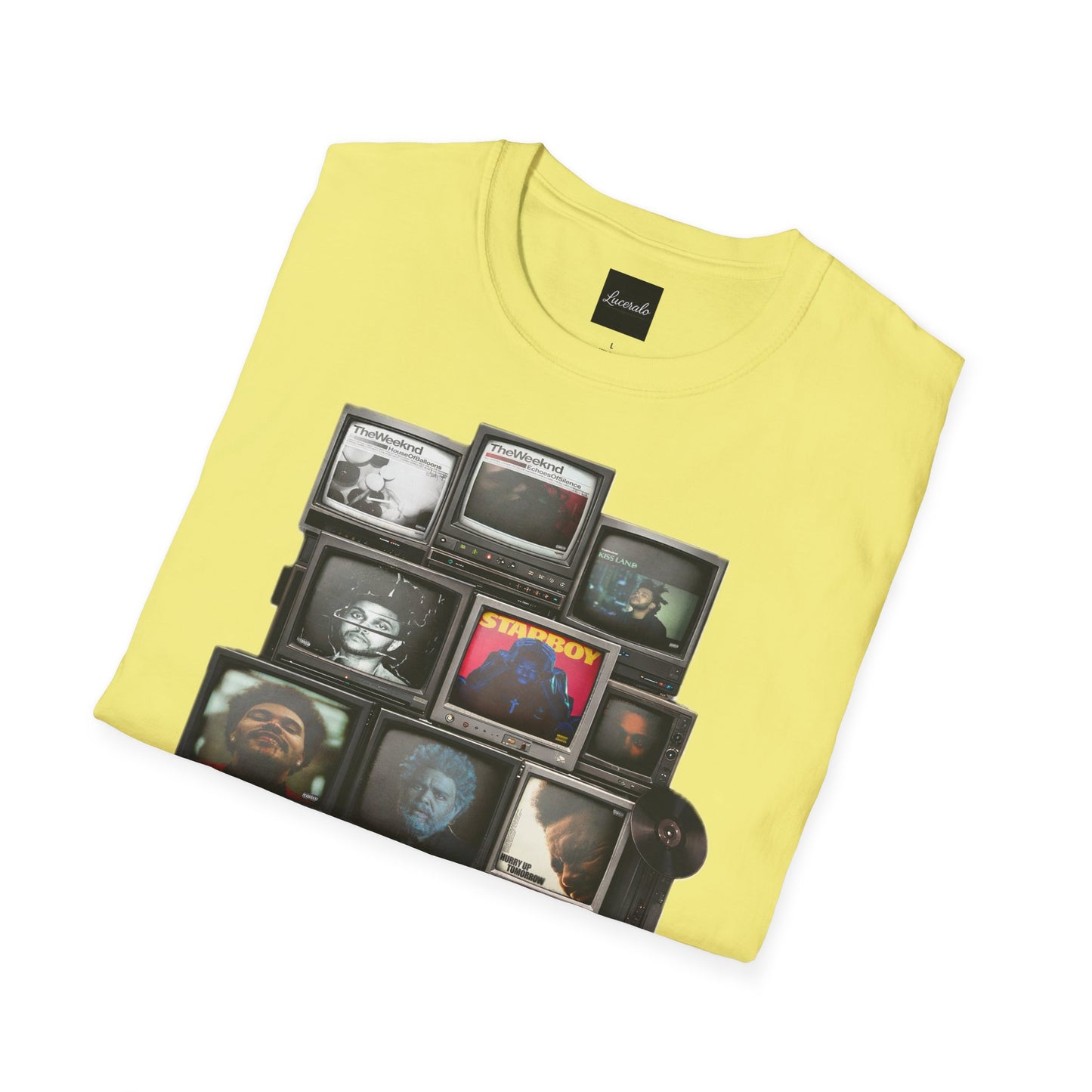 Abel Retro TV Stack Collage T-Shirt