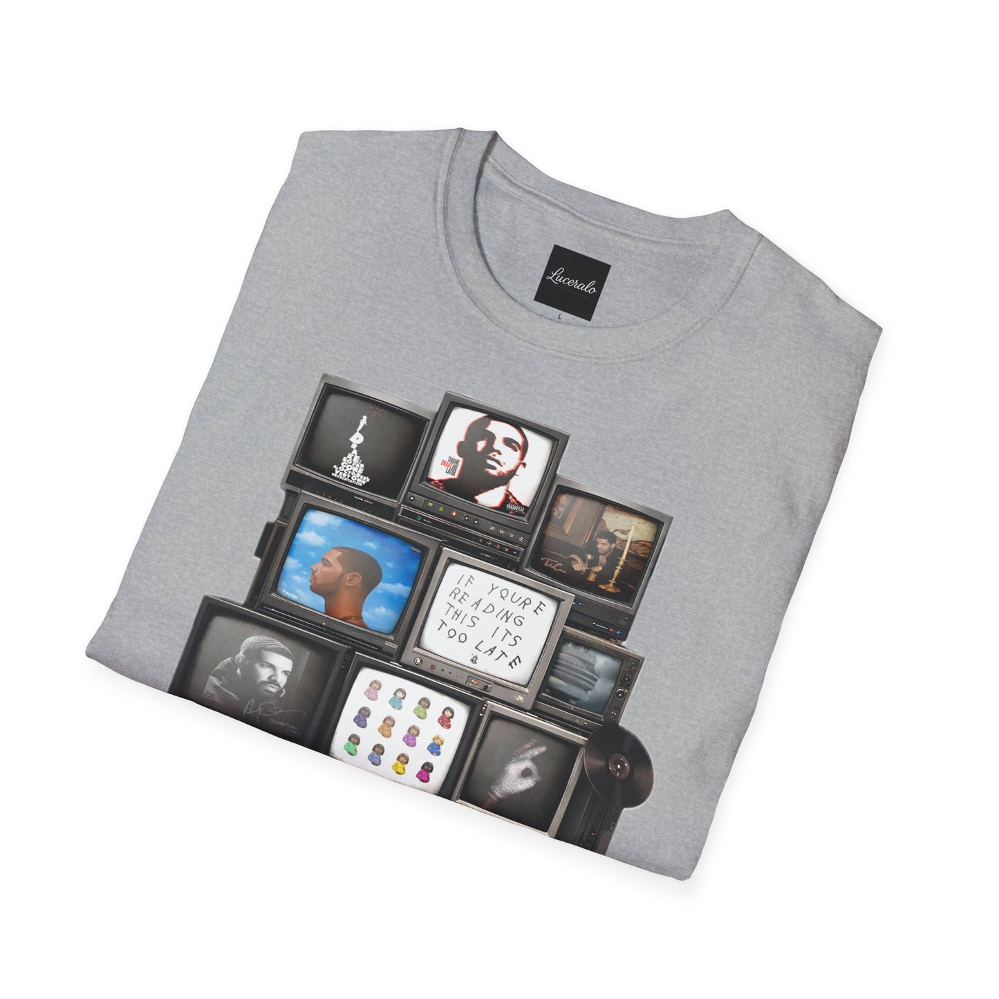Drake Retro TV Stack Collage T-Shirt