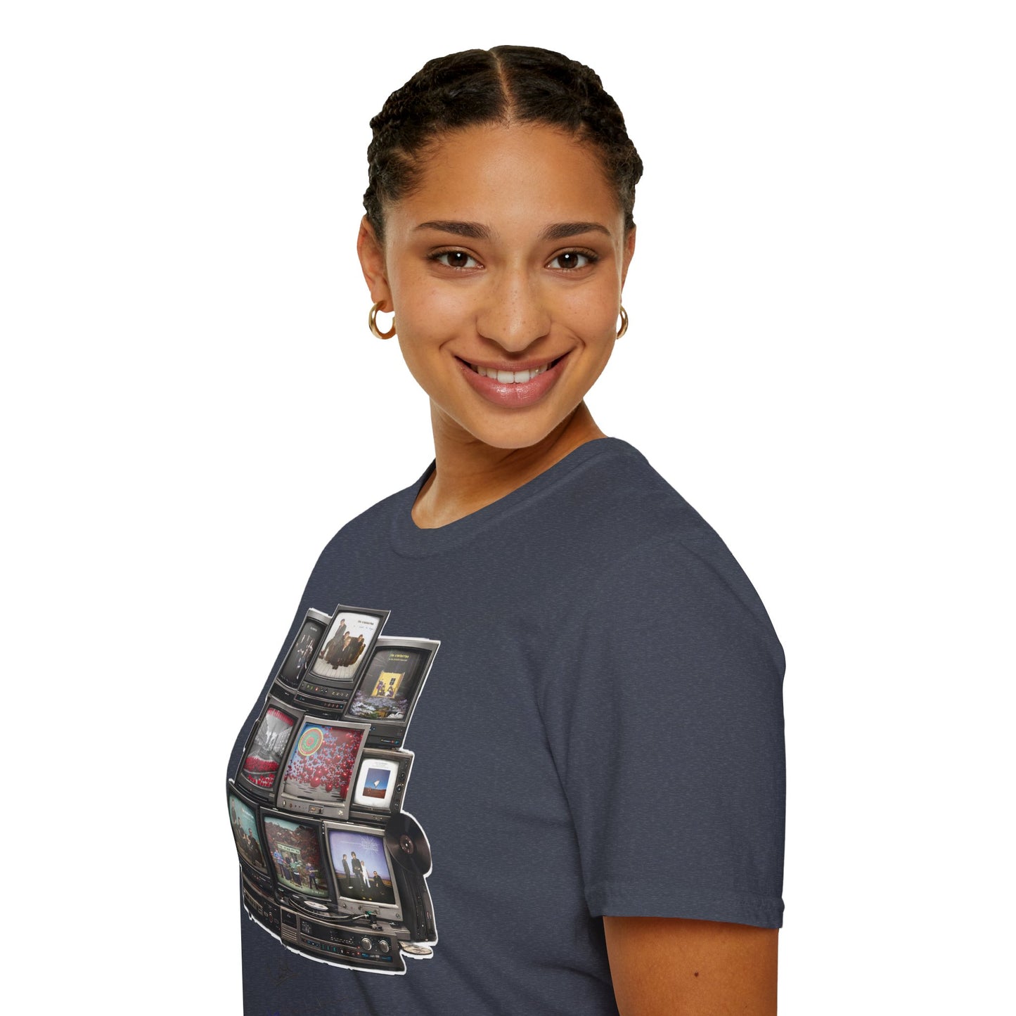 The Cranberries Retro Tv Stack Collage T-Shirt