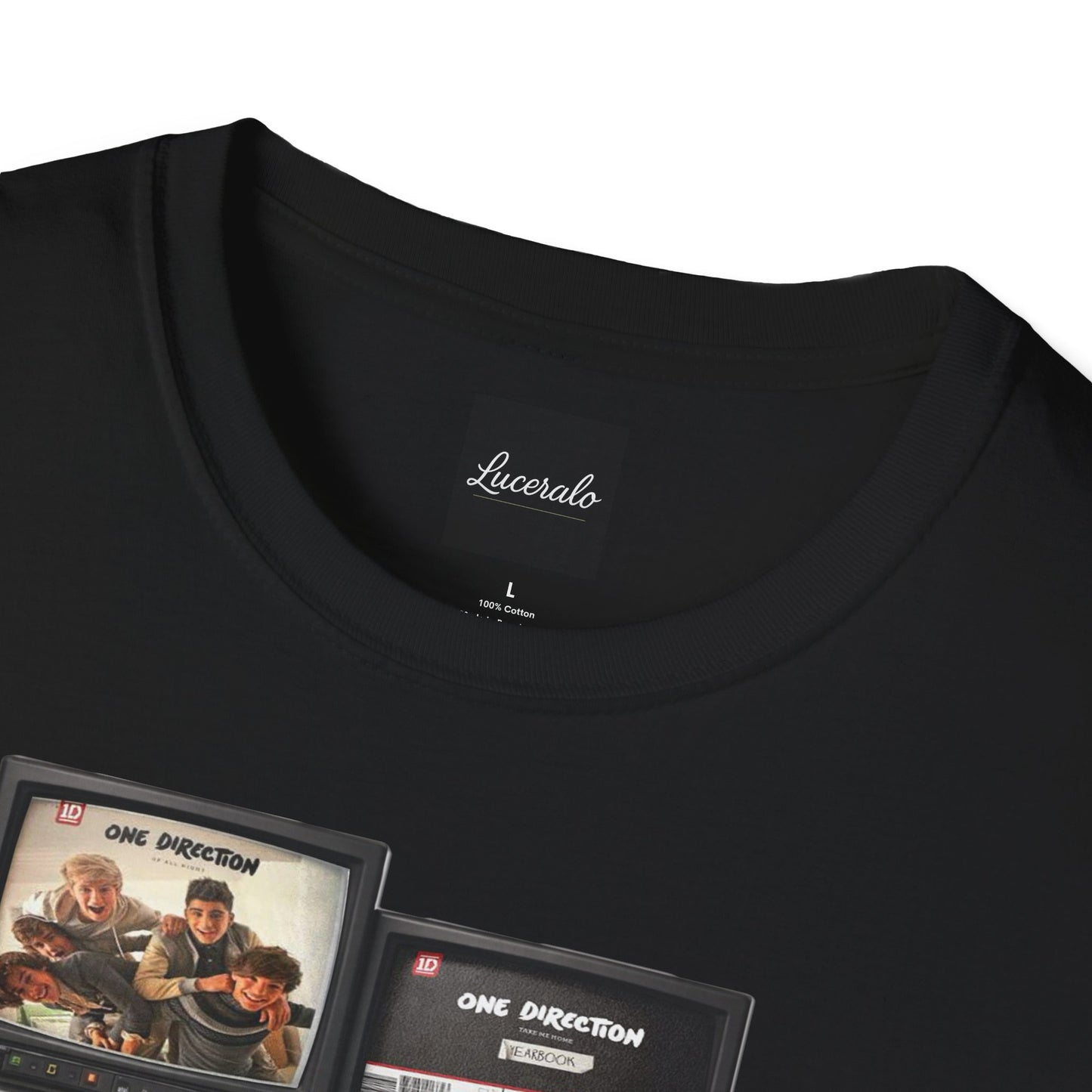One Direction Retro TV Stack Collage T-Shirt