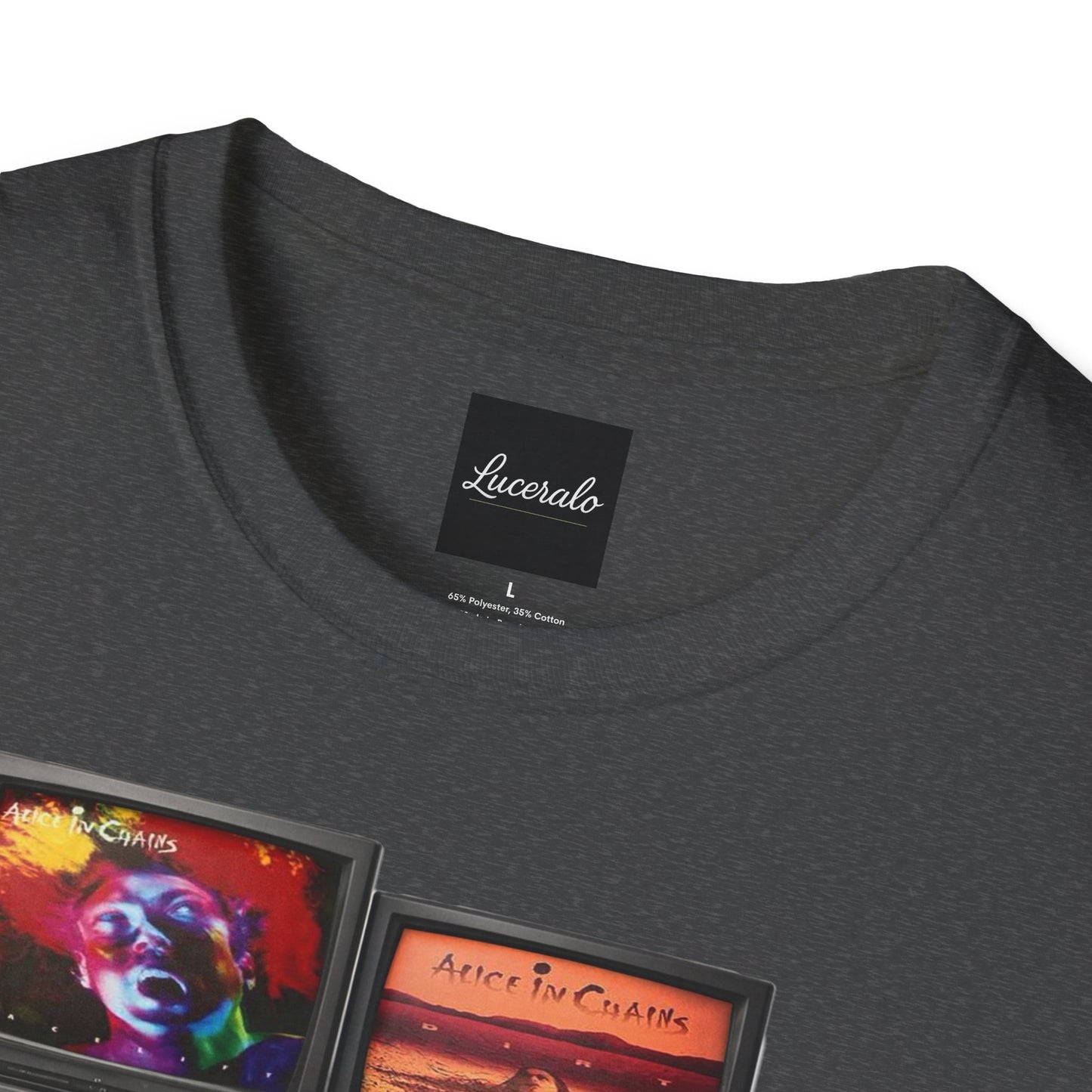 Alice in Chains Retro TV Stack Collage T-Shirt