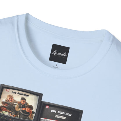 One Direction Retro TV Stack Collage T-Shirt