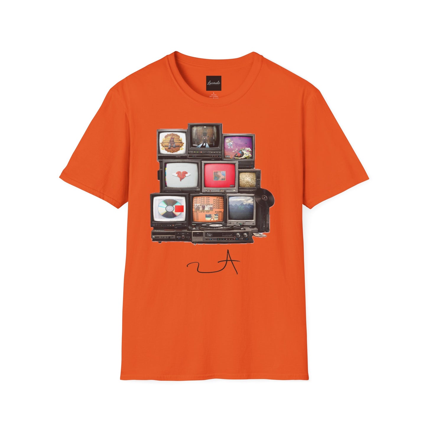 YE Retro TV Stack Collage T-Shirt