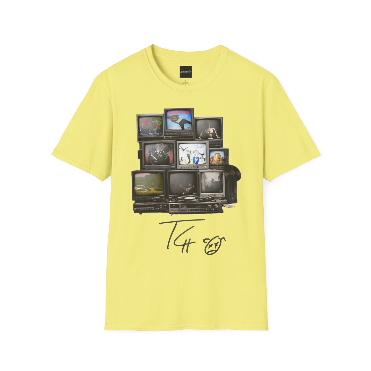 Travis Scott Retro TV Stack Collage T-Shirt