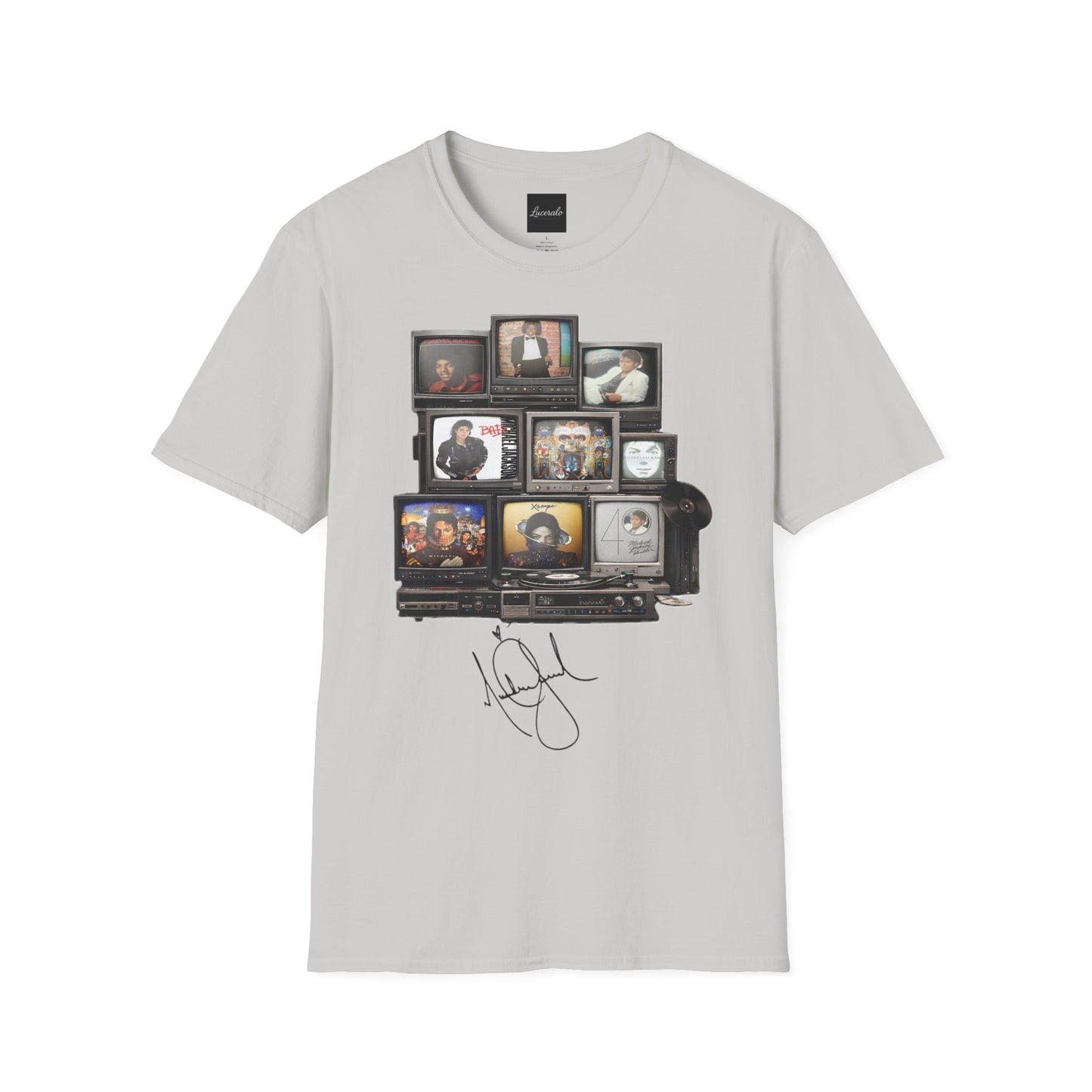 Michael Jackson Retro TV Collage T-Shirt