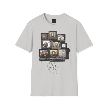 Michael Jackson Retro TV Collage T-Shirt