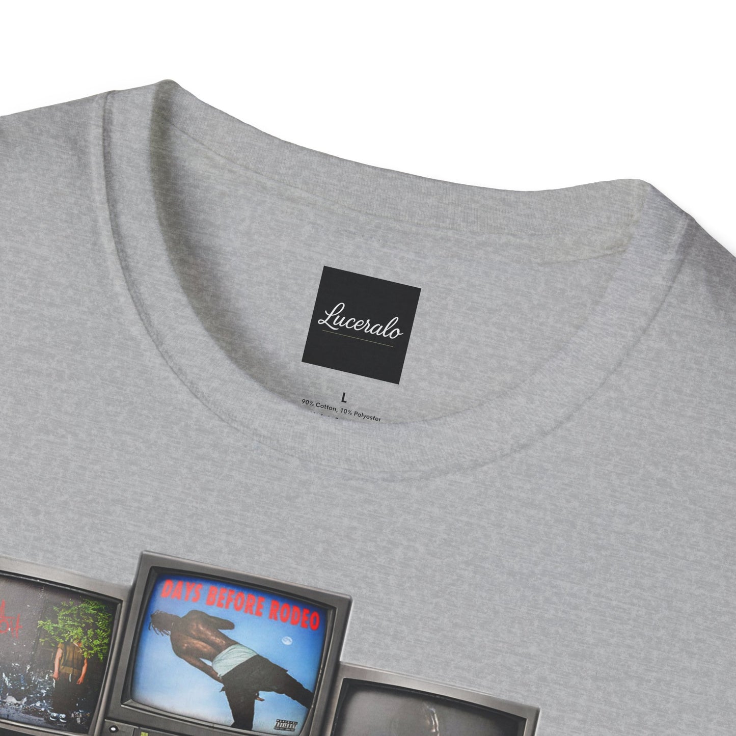 Travis Scott Retro TV Stack Collage T-Shirt