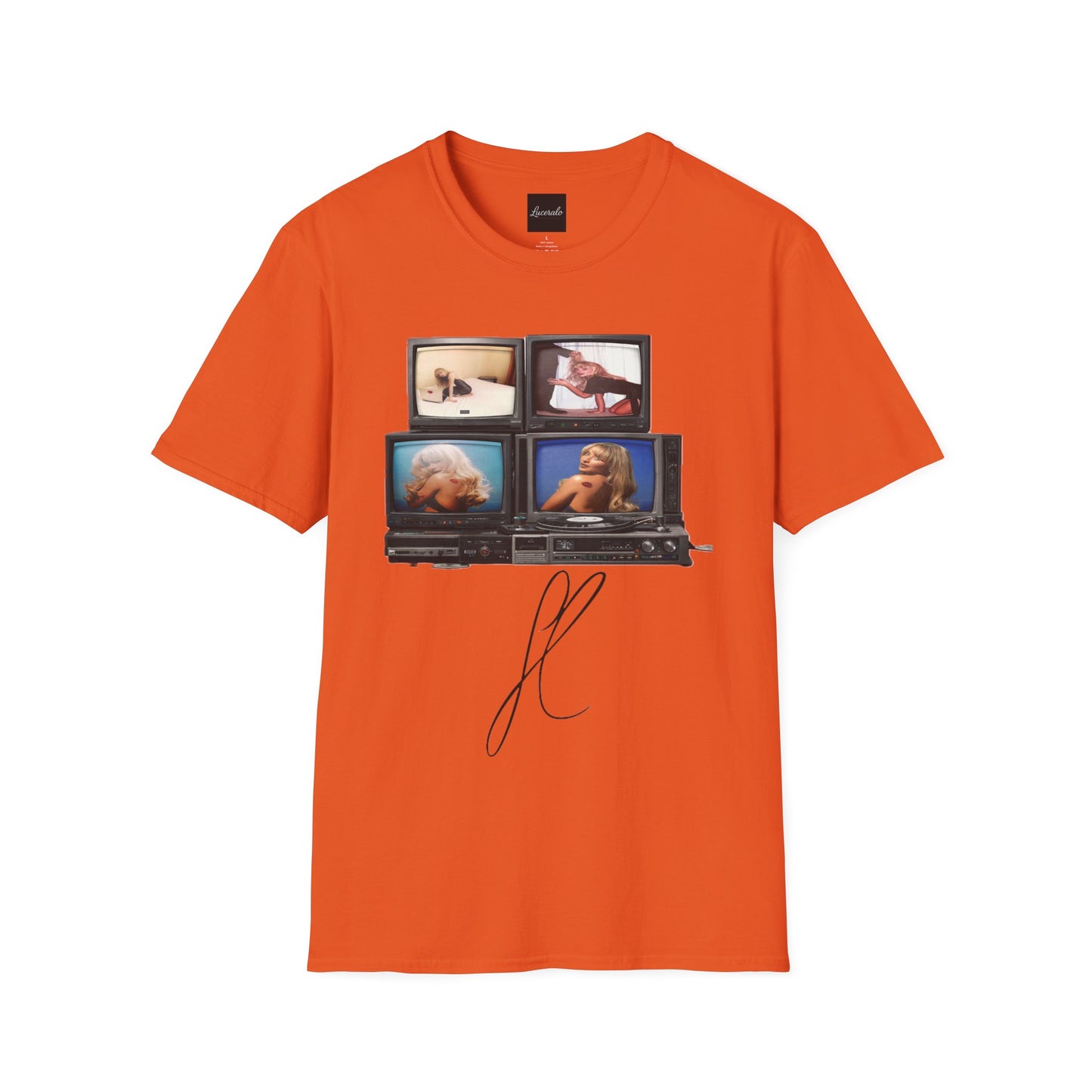 Espresso Era Retro TV Stack Collage T-Shirt