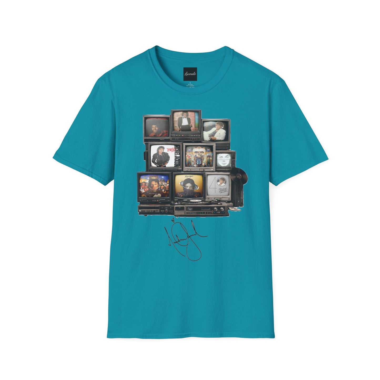Michael Jackson Retro TV Collage T-Shirt