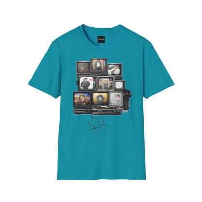 Michael Jackson Retro TV Collage T-Shirt