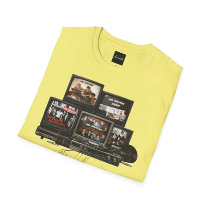 One Direction Retro TV Stack Collage T-Shirt