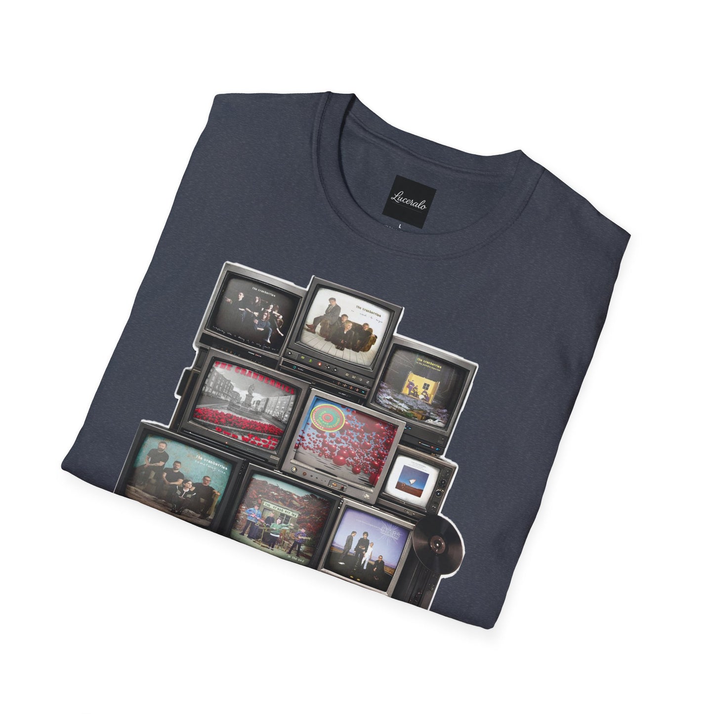 The Cranberries Retro Tv Stack Collage T-Shirt