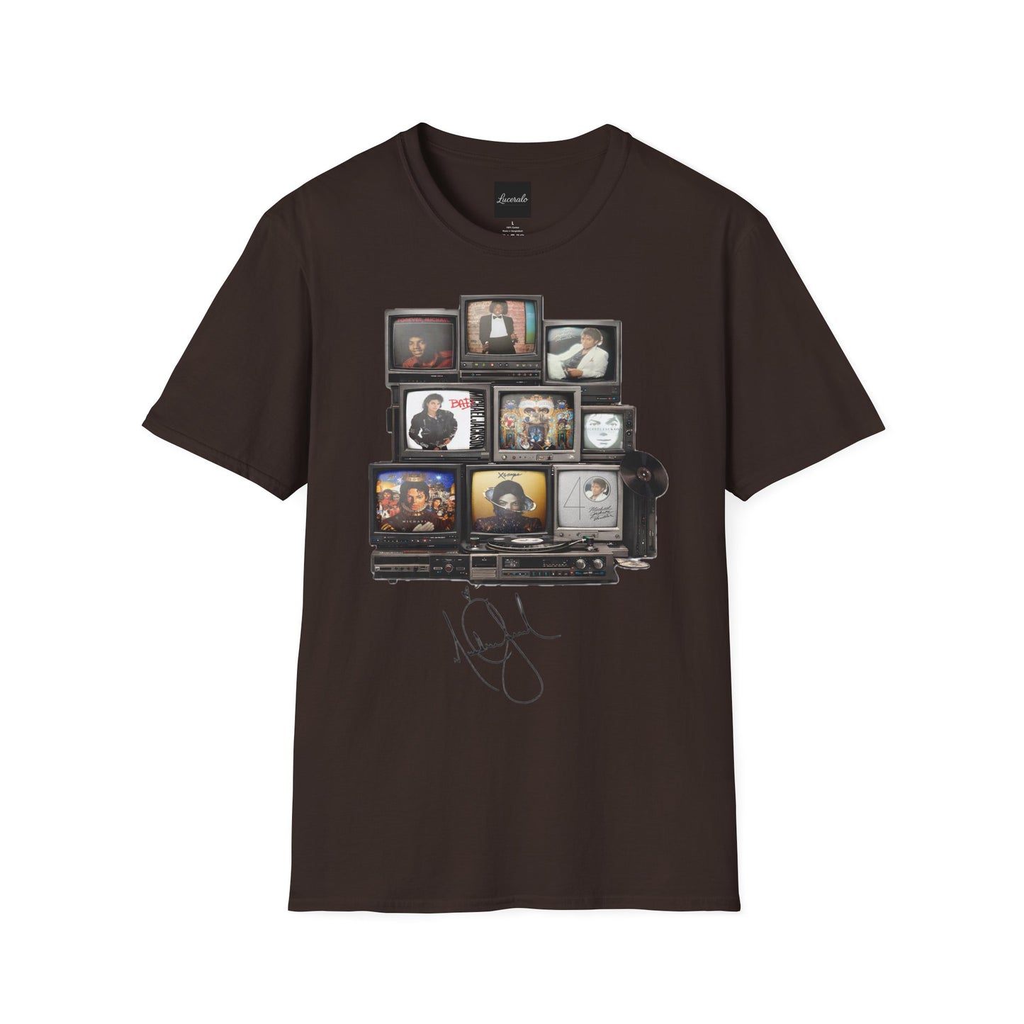 Michael Jackson Retro TV Collage T-Shirt