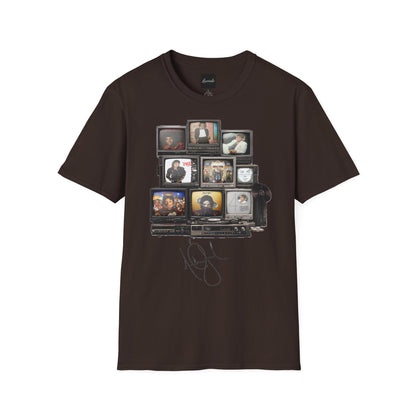 Michael Jackson Retro TV Collage T-Shirt