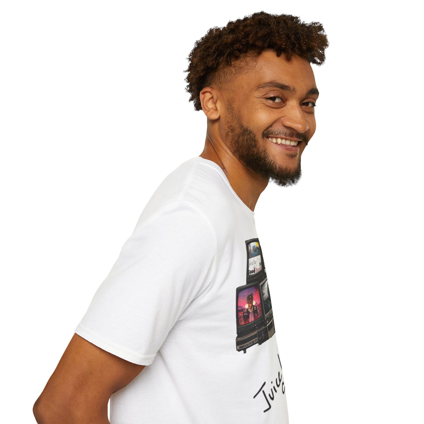 Juice Wrld Retro TV Stack Collage T-Shirt