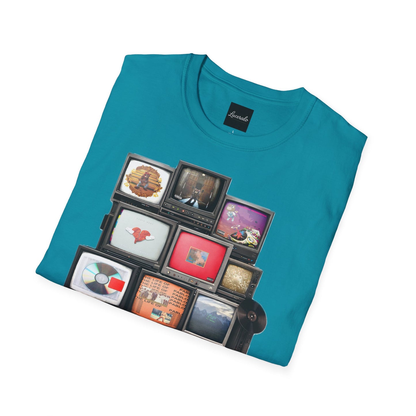 YE Retro TV Stack Collage T-Shirt