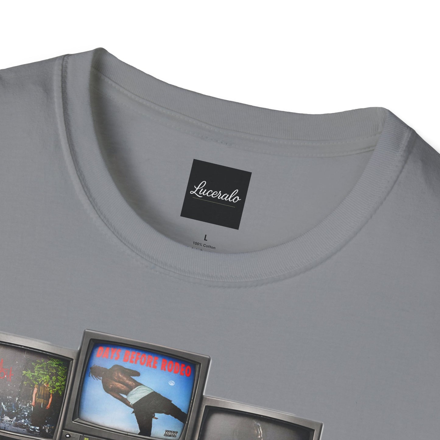 Travis Scott Retro TV Stack Collage T-Shirt