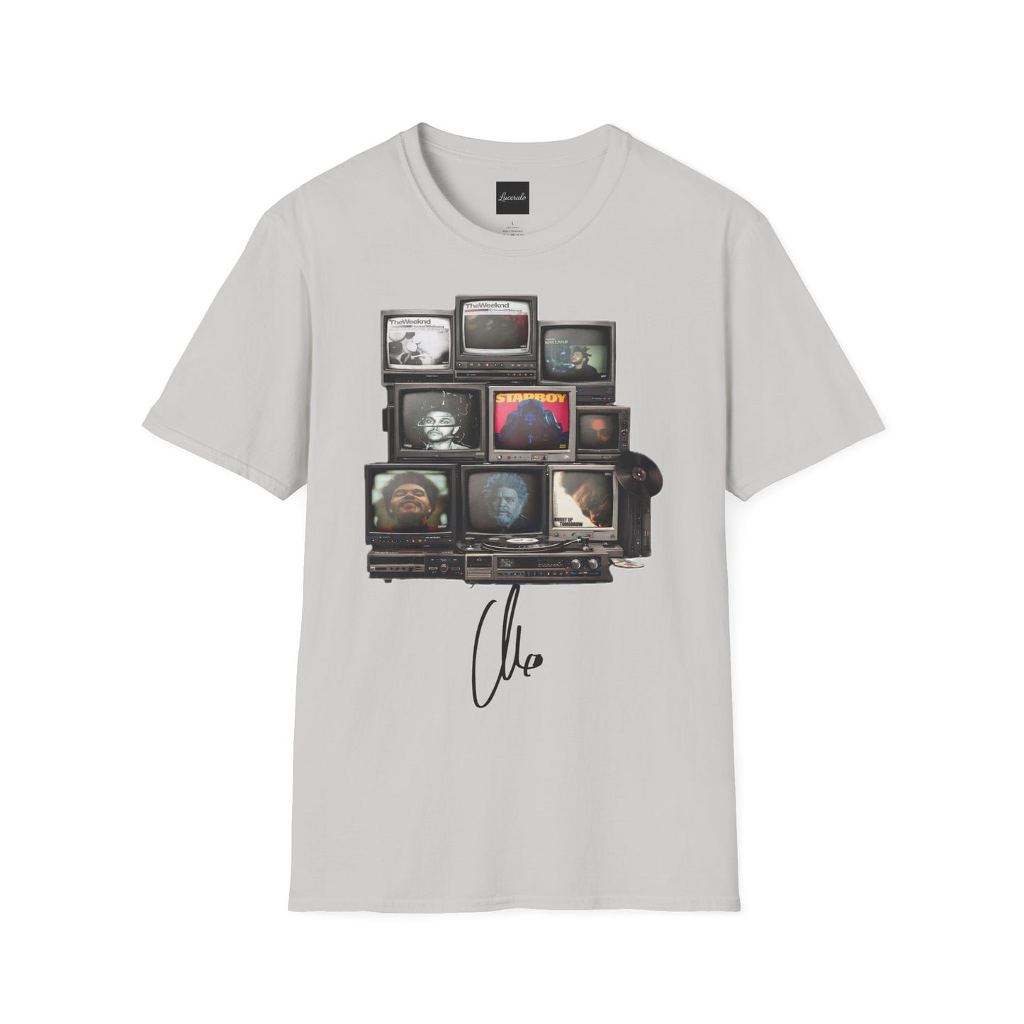 Abel Retro TV Stack Collage T-Shirt