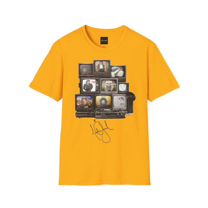 Michael Jackson Retro TV Collage T-Shirt