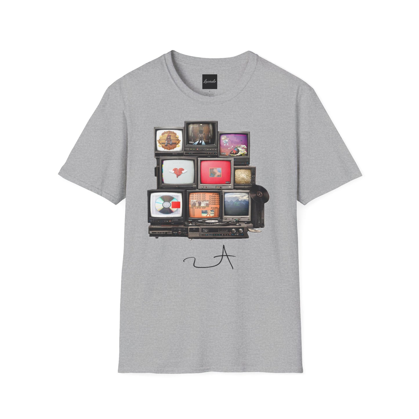 YE Retro TV Stack Collage T-Shirt