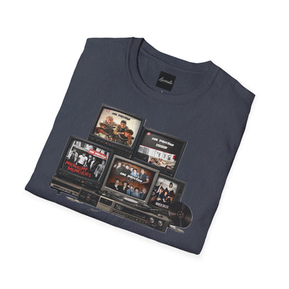 One Direction Retro TV Stack Collage T-Shirt