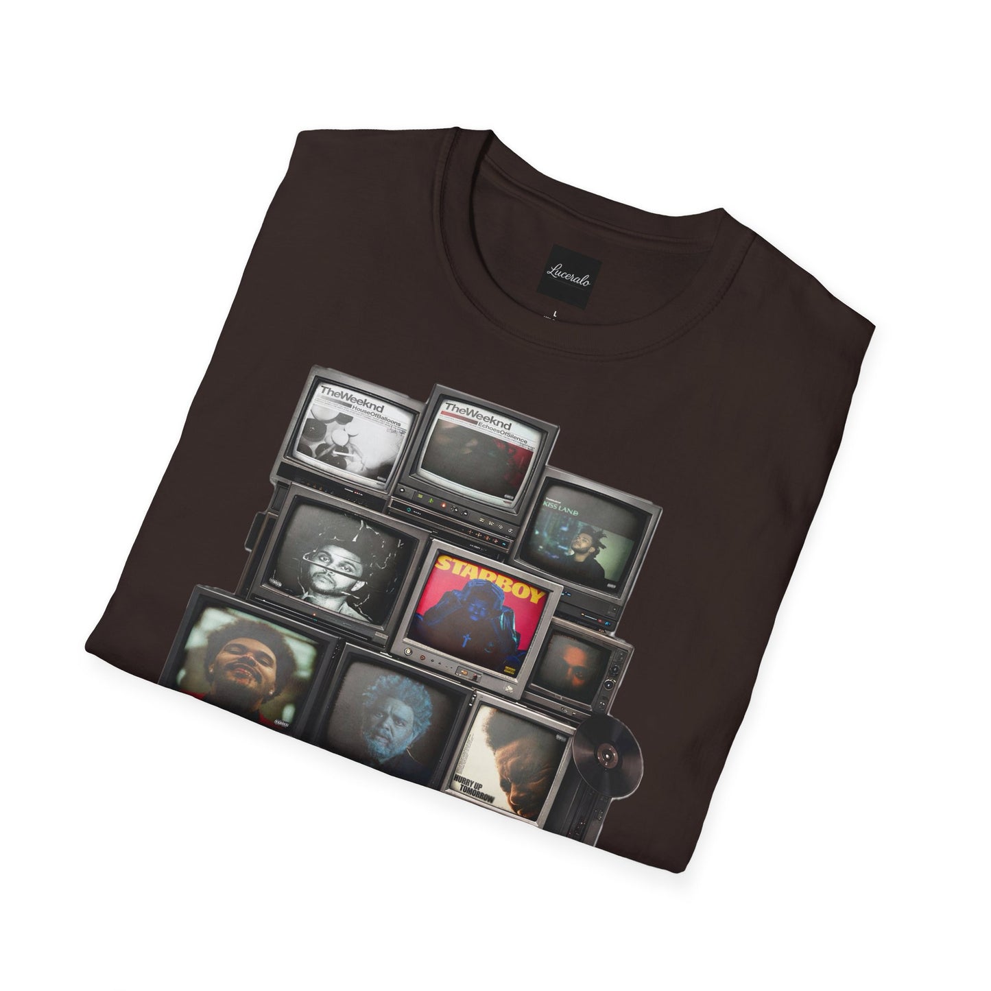 Abel Retro TV Stack Collage T-Shirt