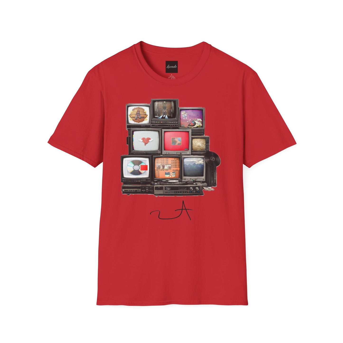 YE Retro TV Stack Collage T-Shirt